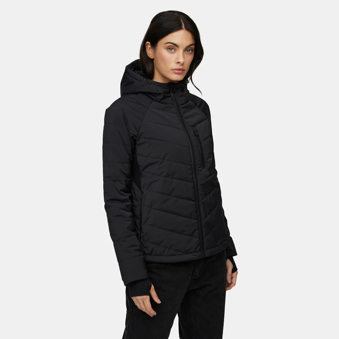 Le Bent Women's Genepi Wool Insulated Hooded Jacket
