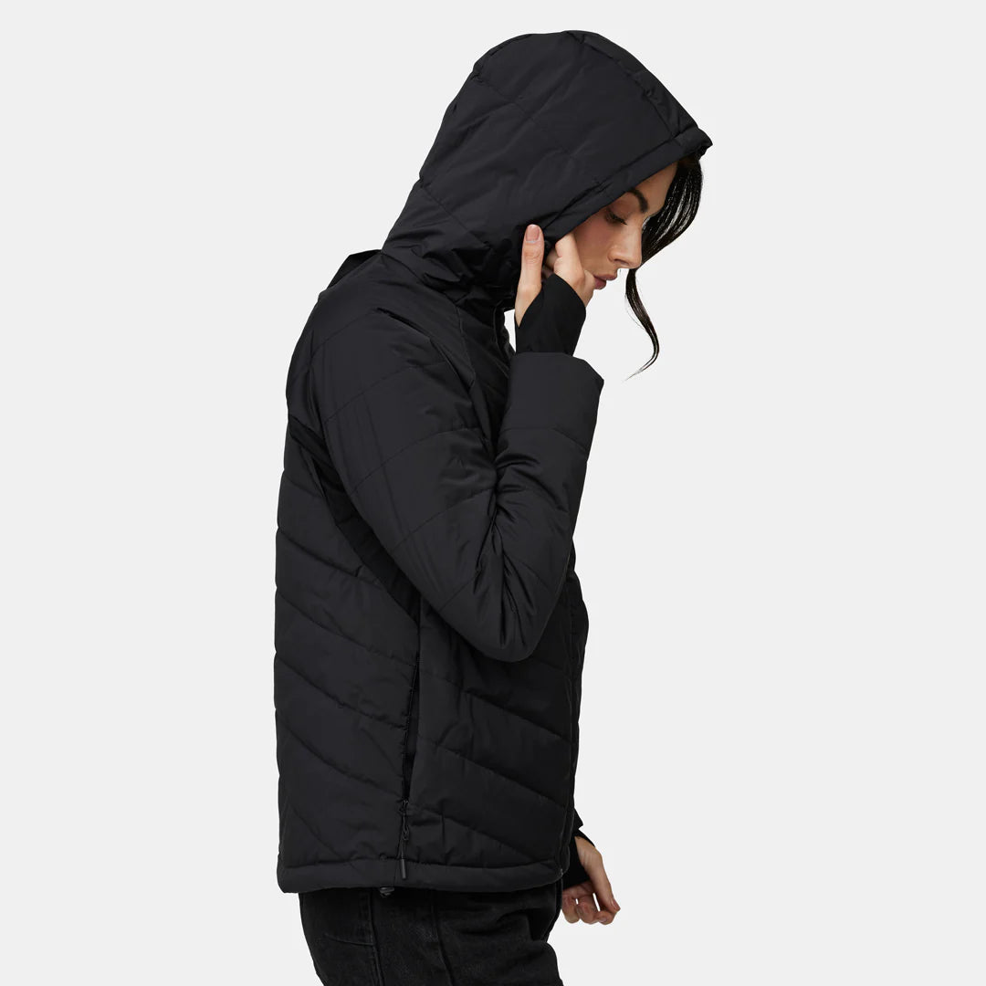 Le Bent Women's Genepi Wool Insulated Hooded Jacket