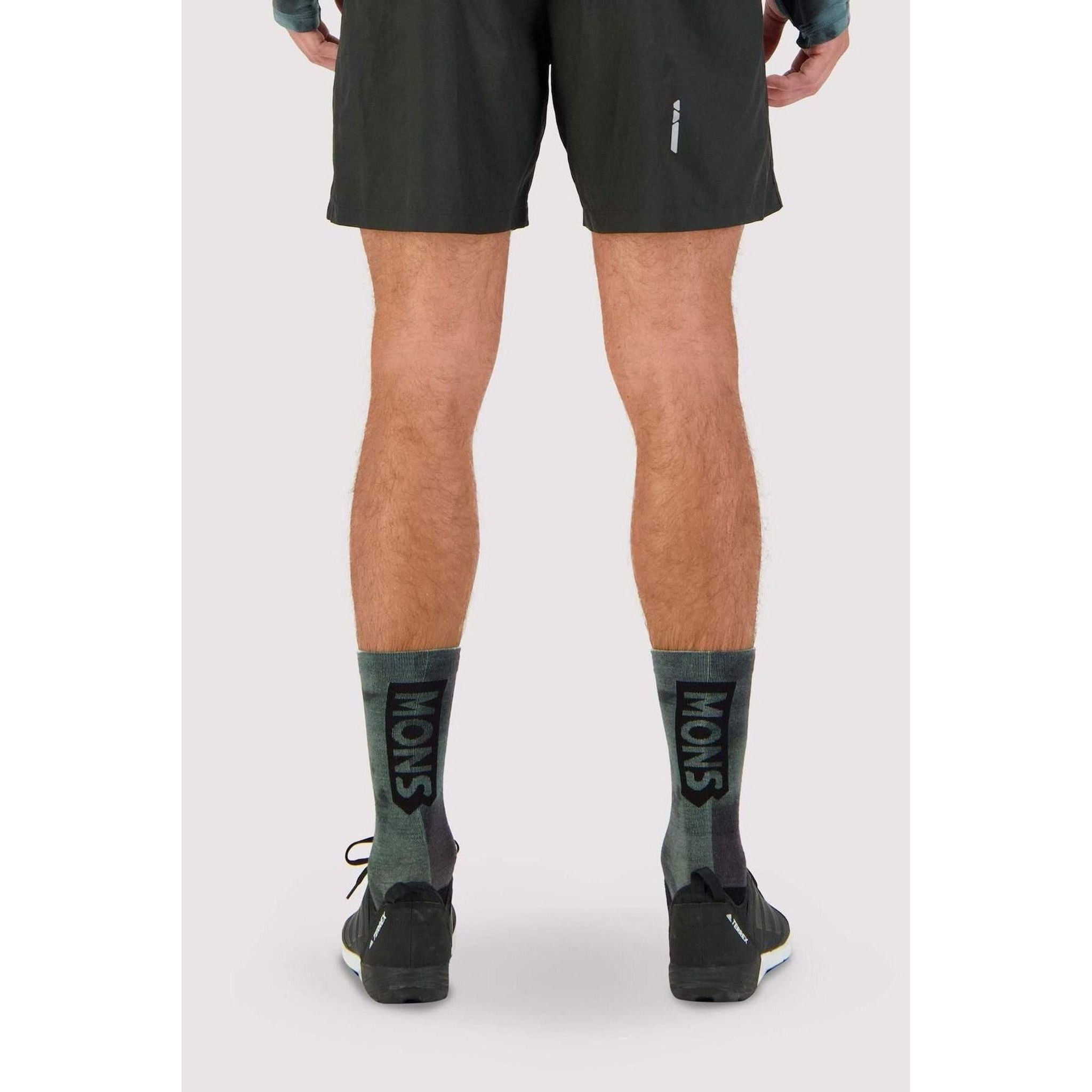 Mons Royale Unisex Atlas Crew Sock Digital Outside Sports