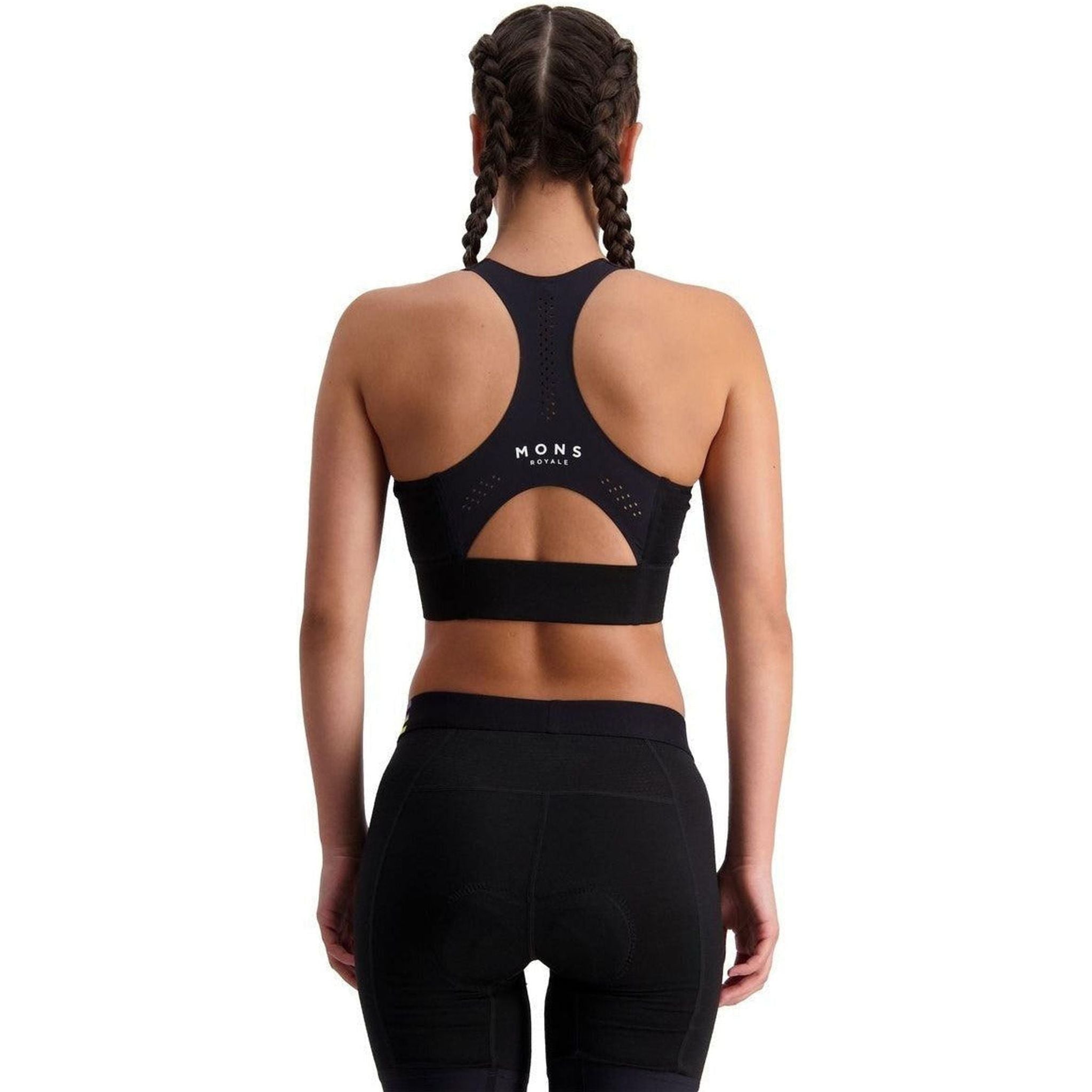 Mons Royale Womens Stratos Sports Bra Shift Box Outside Sports