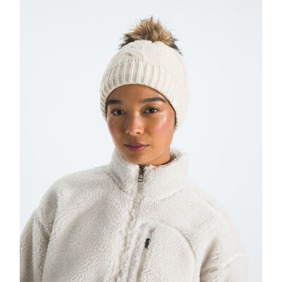 The North Face Women’s Oh Mega Fur Pom Lined Beanie