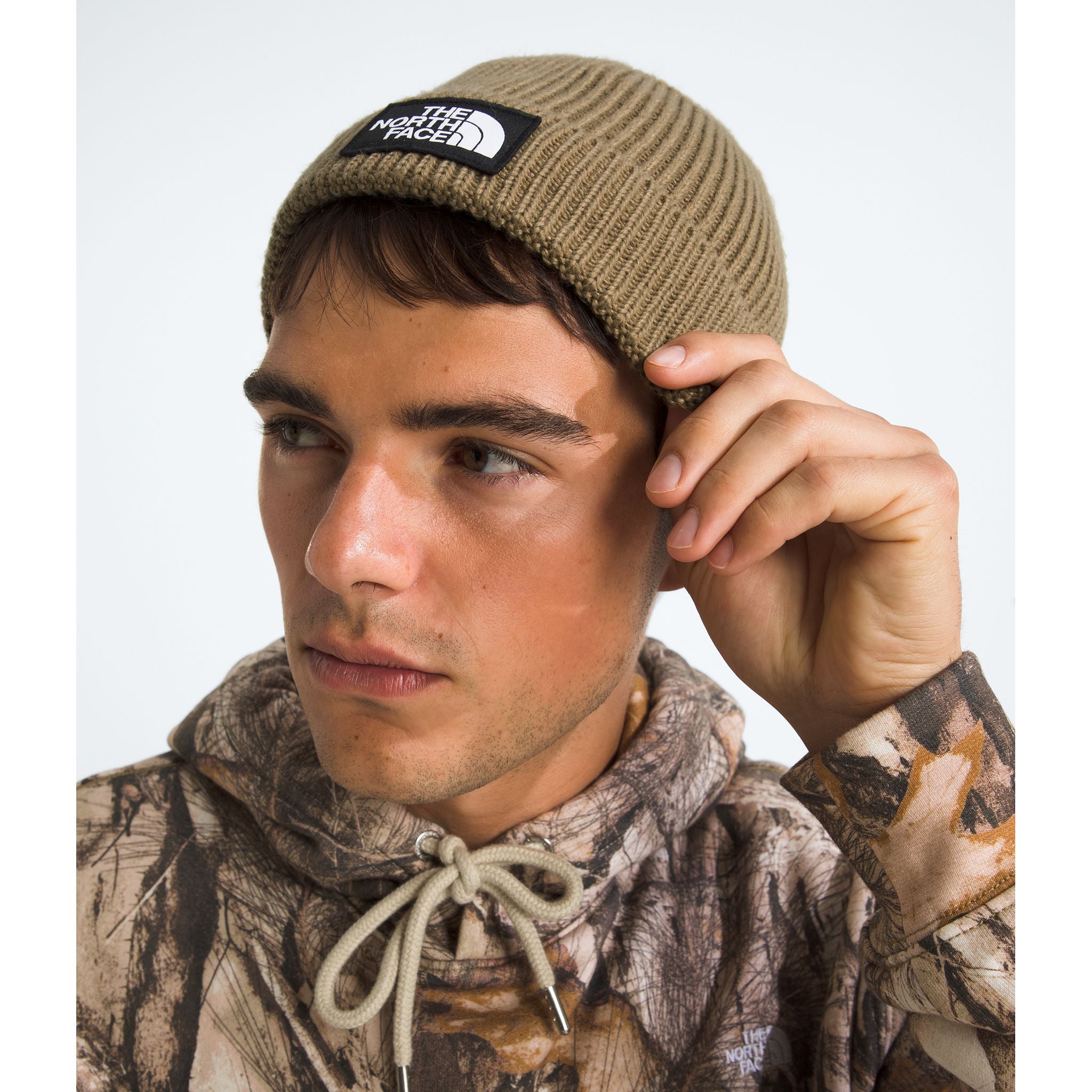 The North Face TNF Logo Box Cuffed Beanie