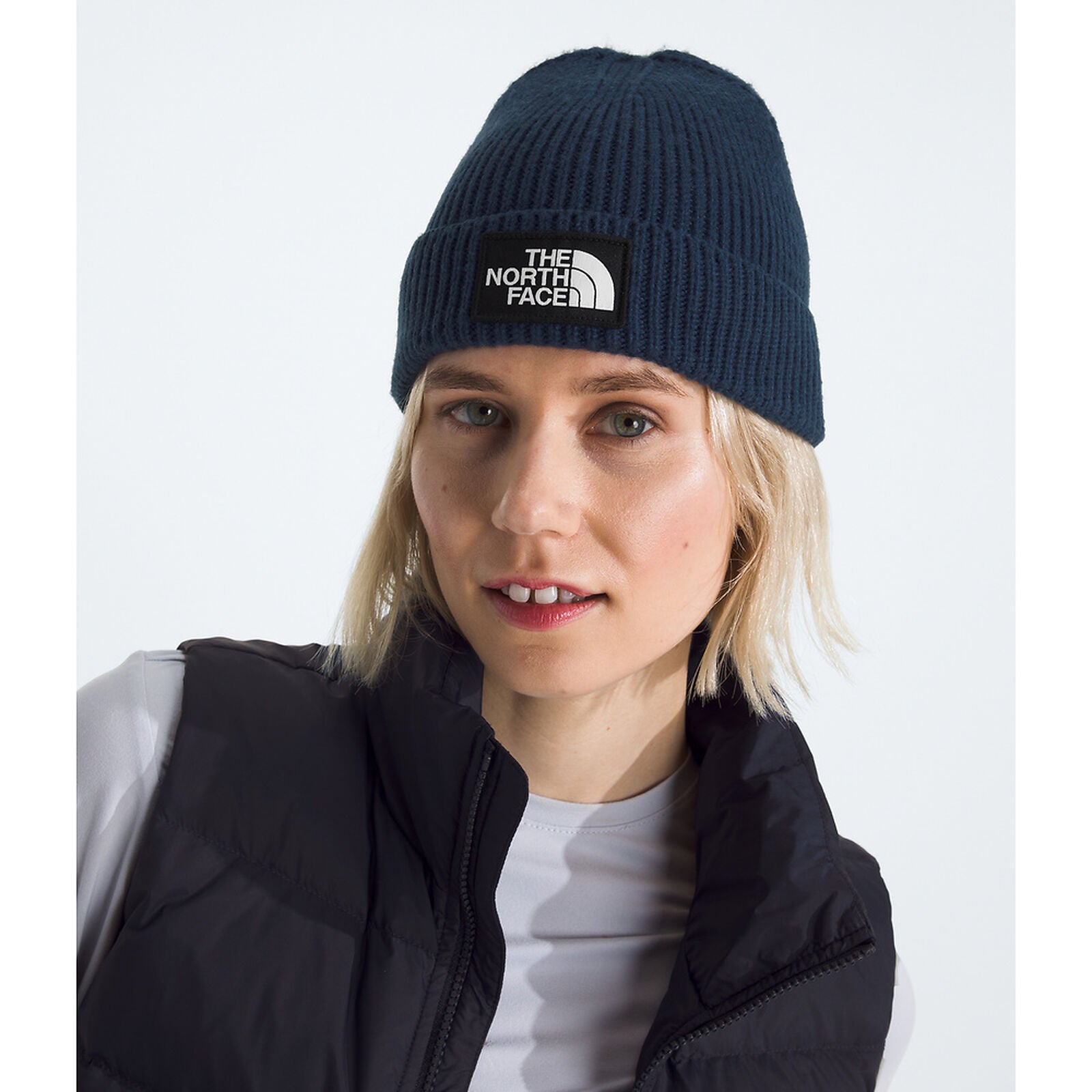 The North Face TNF Logo Box Cuffed Beanie