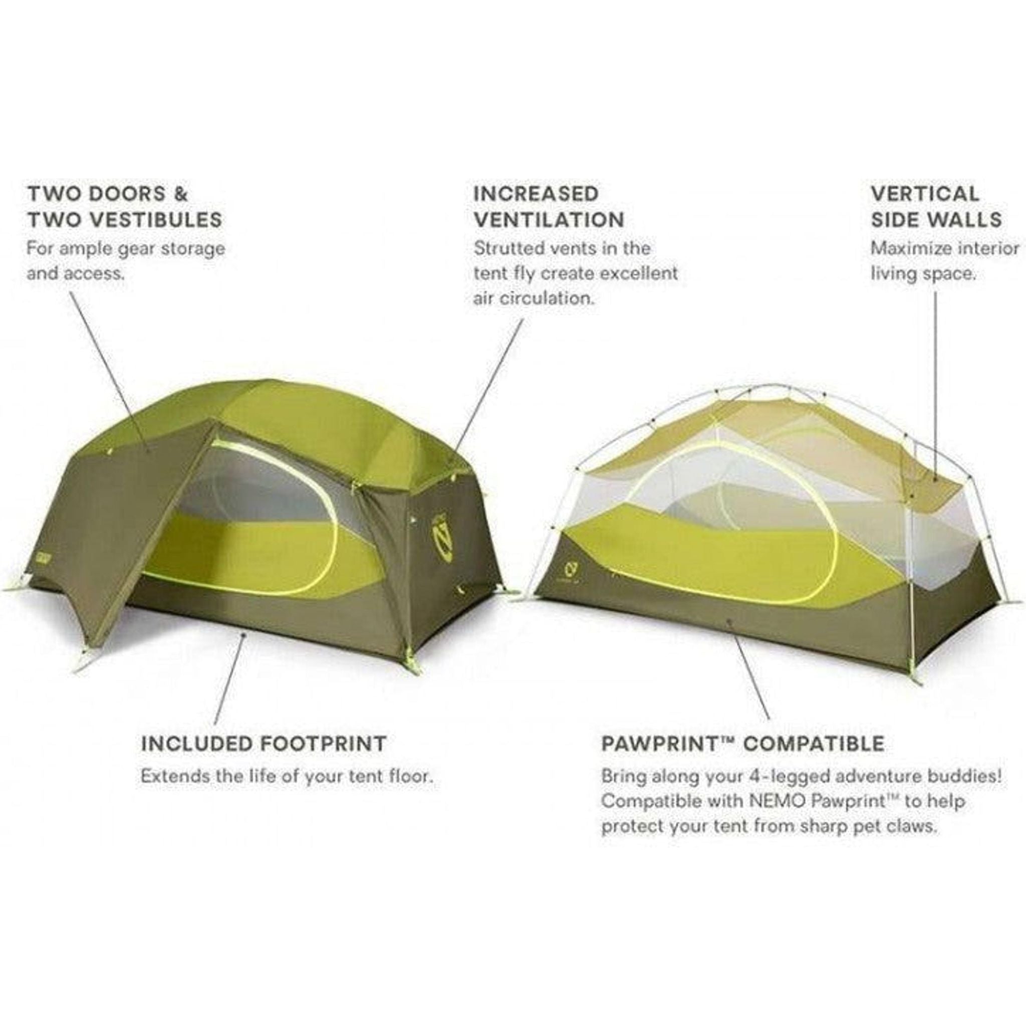 Nemo Aurora 2P Tent Outside Sports