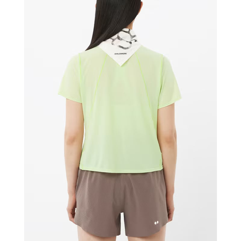 Salomon Women's Shakeout Air Cropped T-Shirt