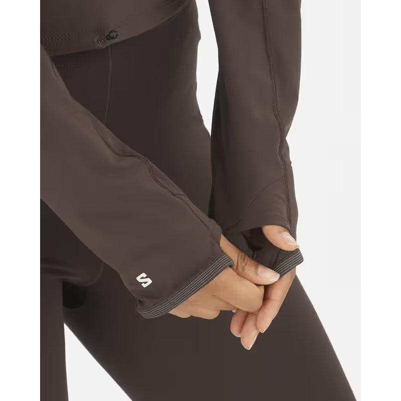 Salomon Women's Sense Aero Hybrid Cropped Fleece