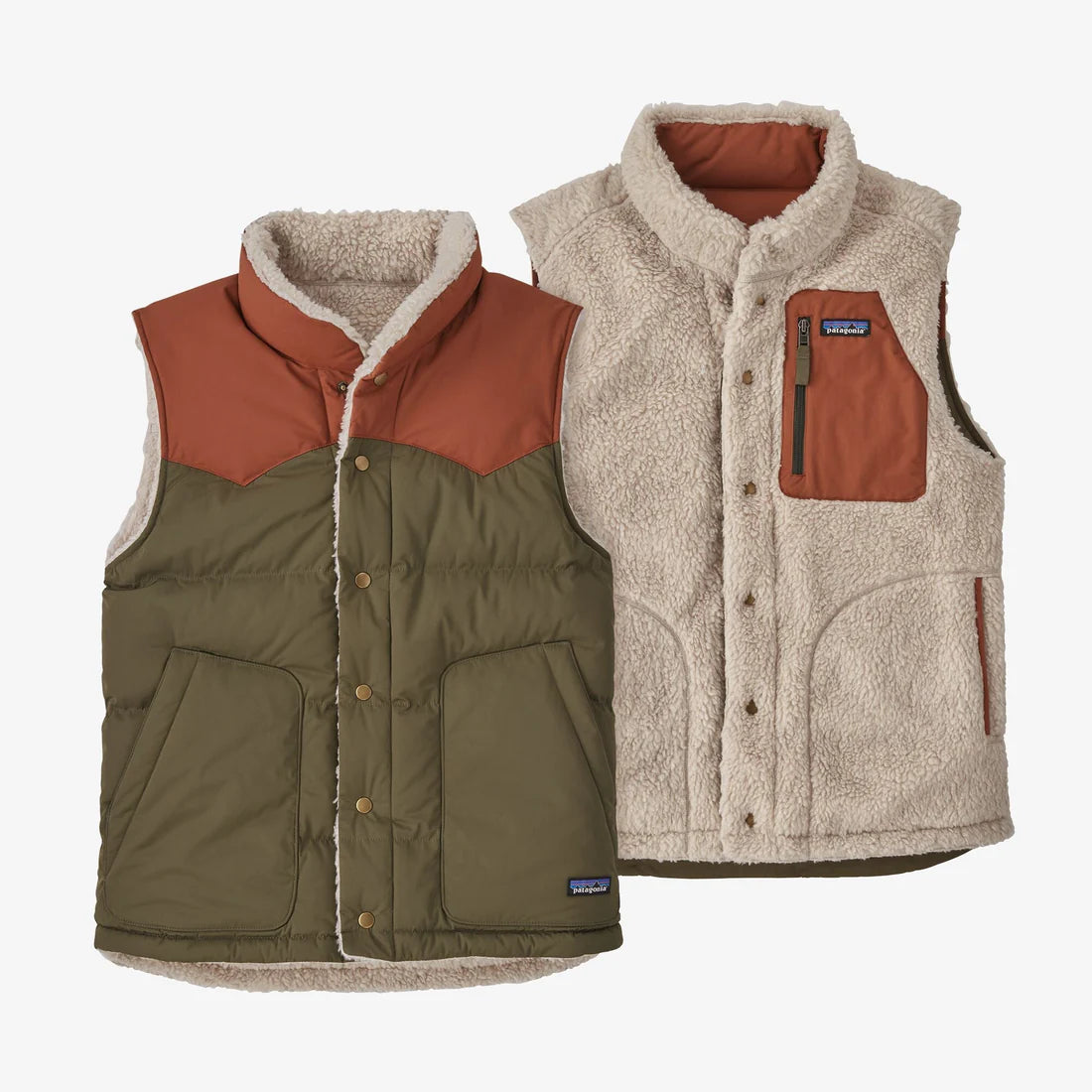 Patagonia Men's Reversible Bivy Down Vest Outside Sports