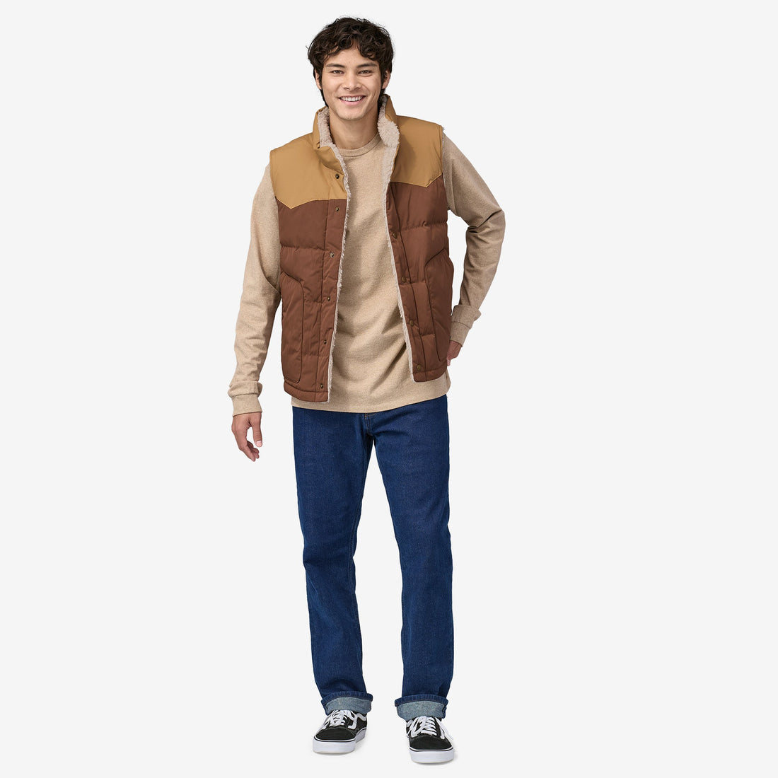 Patagonia Men's Reversible Bivy Down Vest Outside Sports