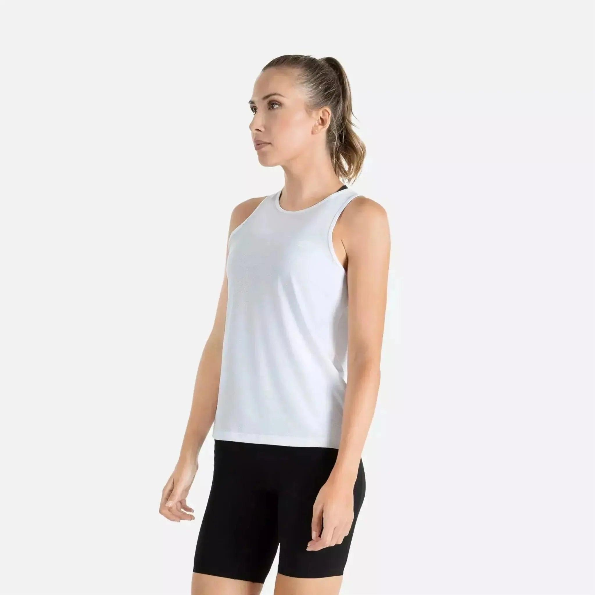 Pressio Womens Hapai Singlet Wideback Outside Sports