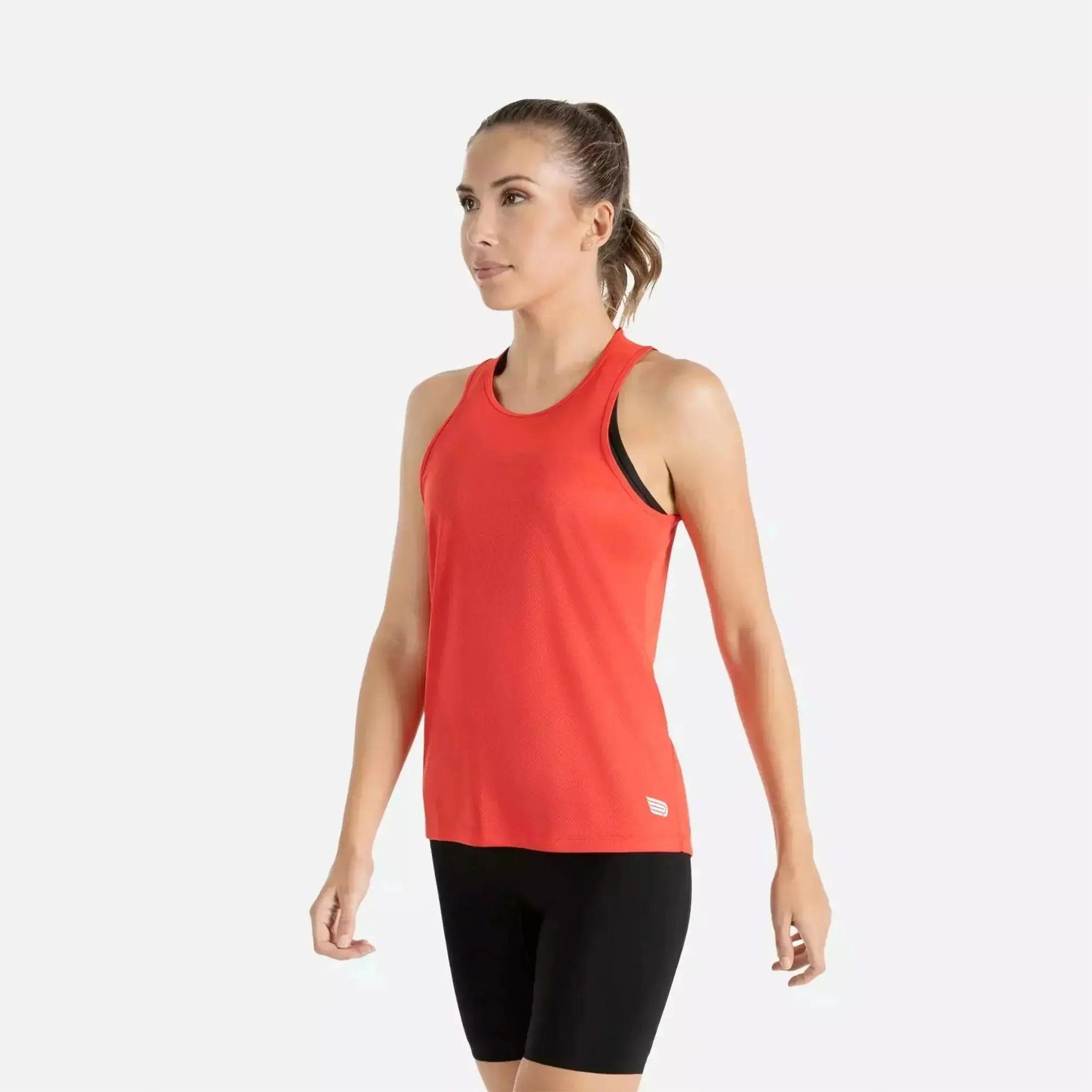 Pressio Womens Hapai Singlet Wideback Outside Sports
