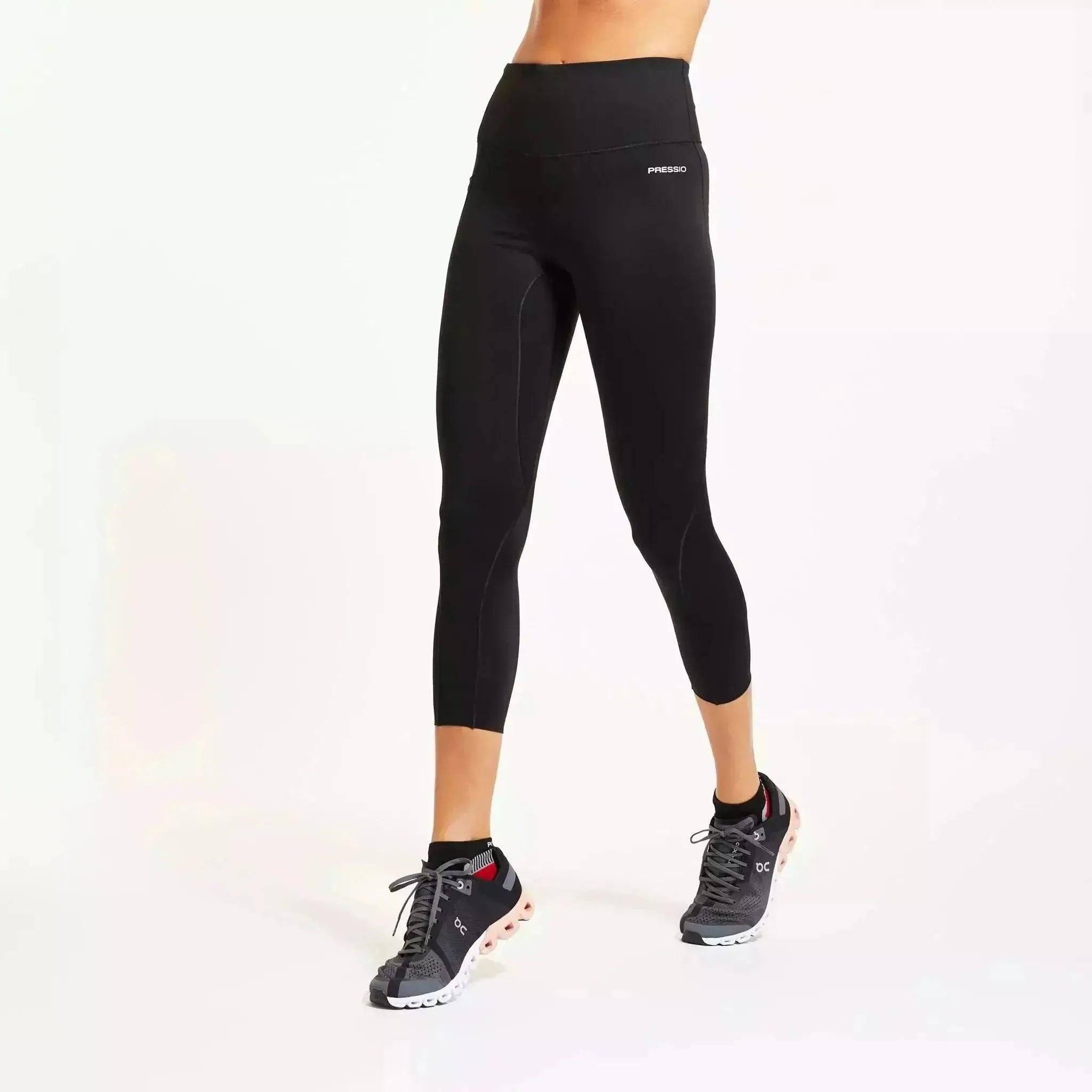Pressio Womens Equilibrium High Ride 7/8s Tights Outside Sports