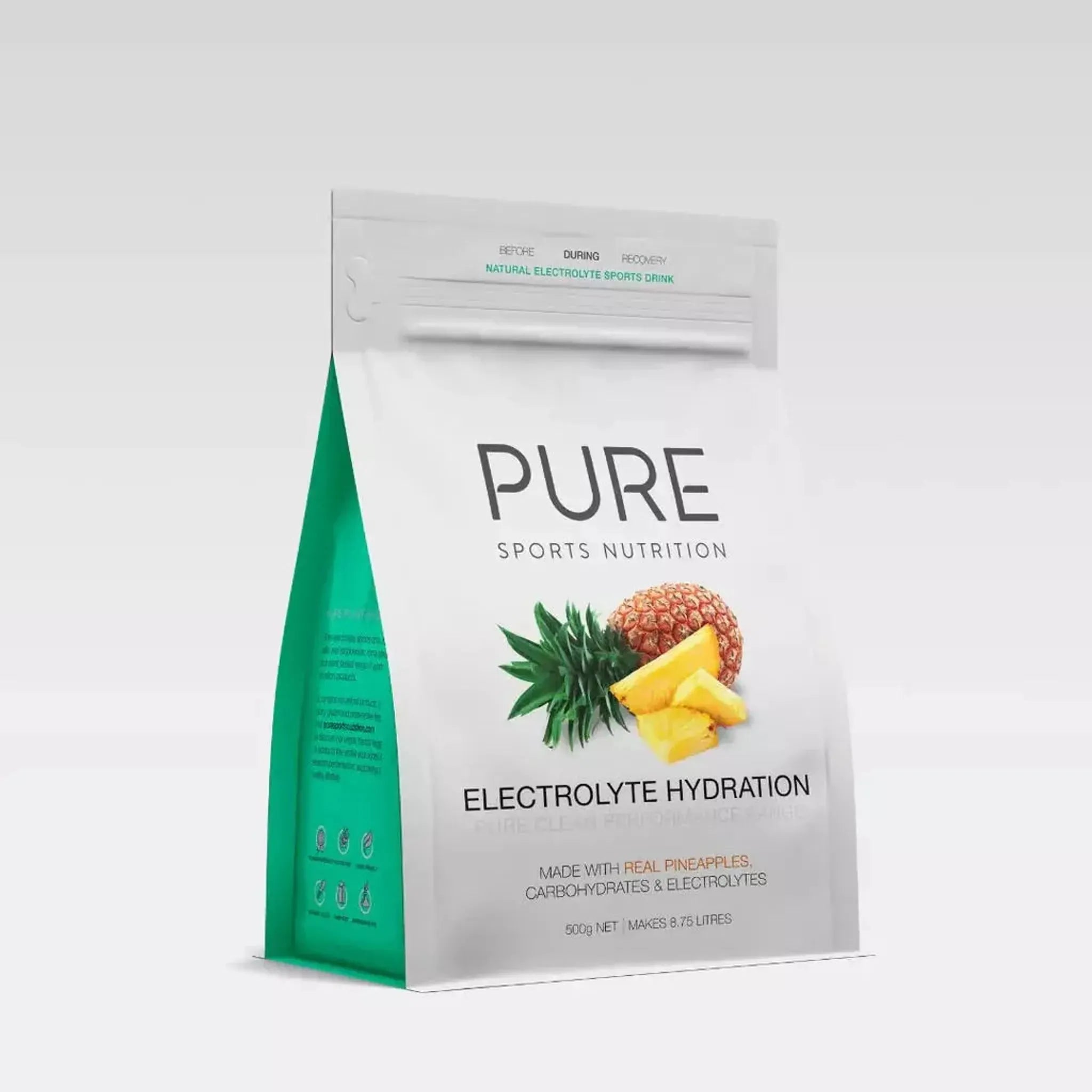 Pure Electrolyte Hydration 500g Pouch Outside Sports