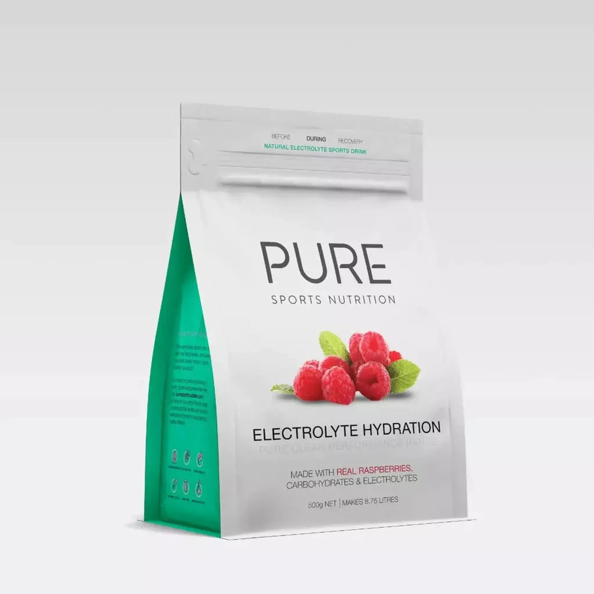Pure Electrolyte Hydration 500g Pouch Outside Sports
