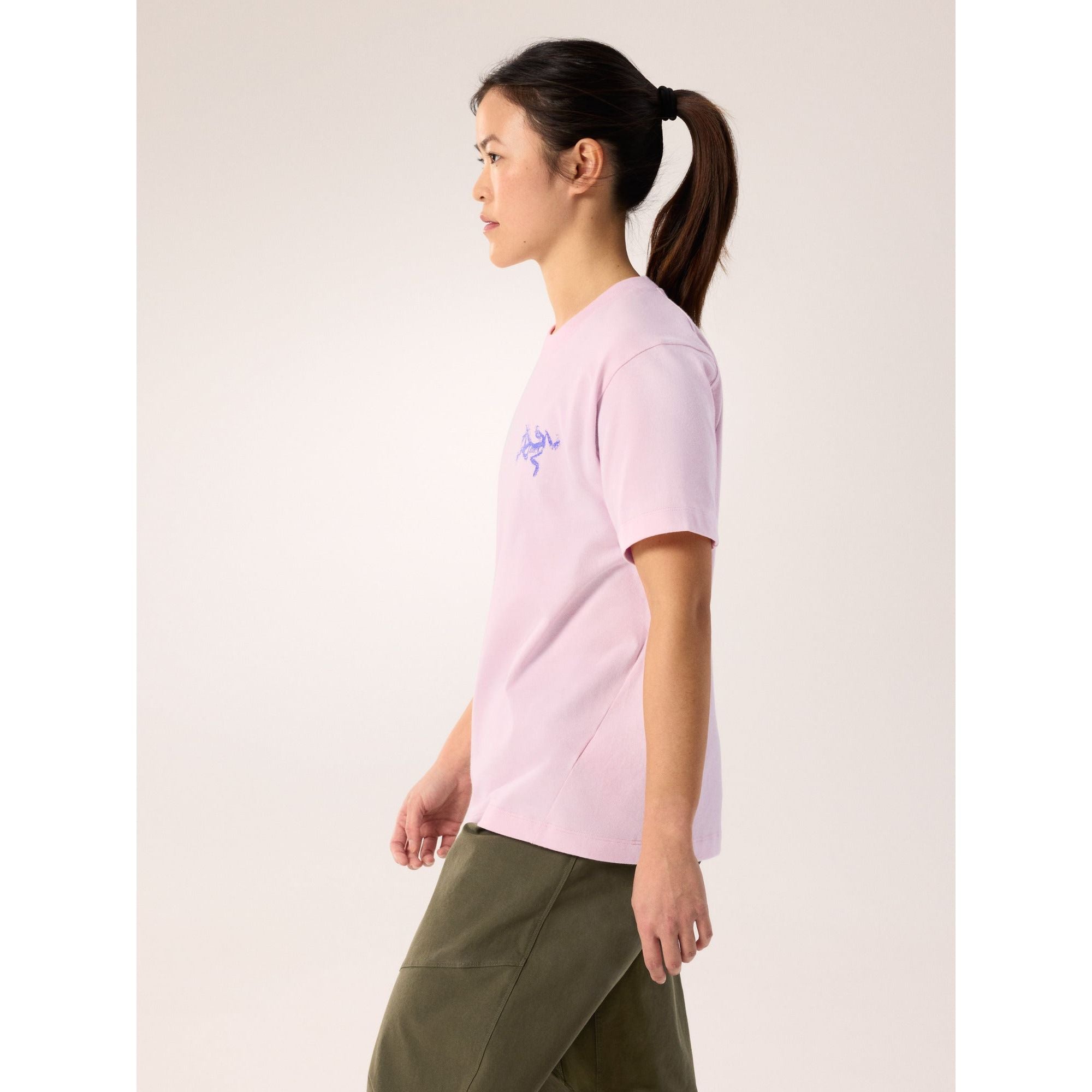 Arc'teryx Women's Kragg Cotton Bird Tile Crew Short Sleeve