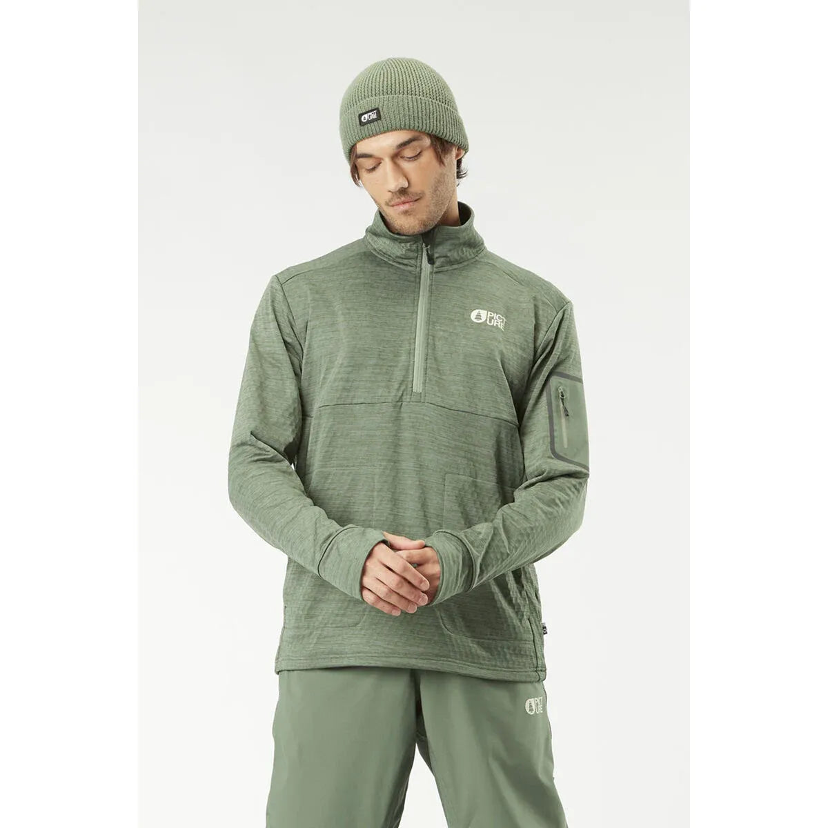 Picture Men's Bake Grid 1/4 Fleece