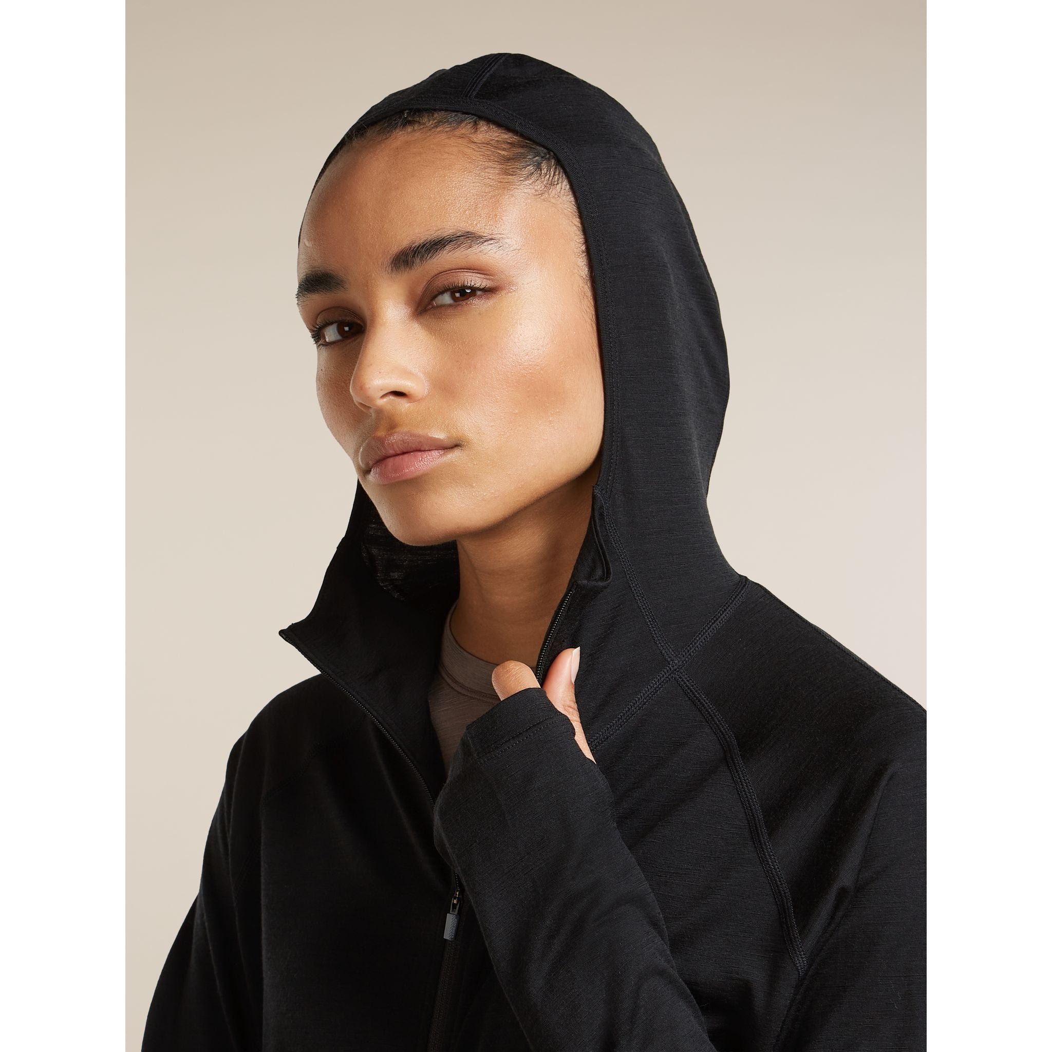 Icebreaker Women's 150 MerinoFine Ace LS Zip Hoodie UPF