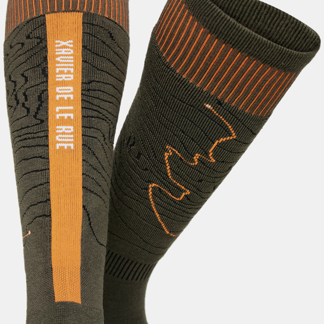 Le Bent Xavier De Le Rue Pro Series Light Cushion Snow Socks