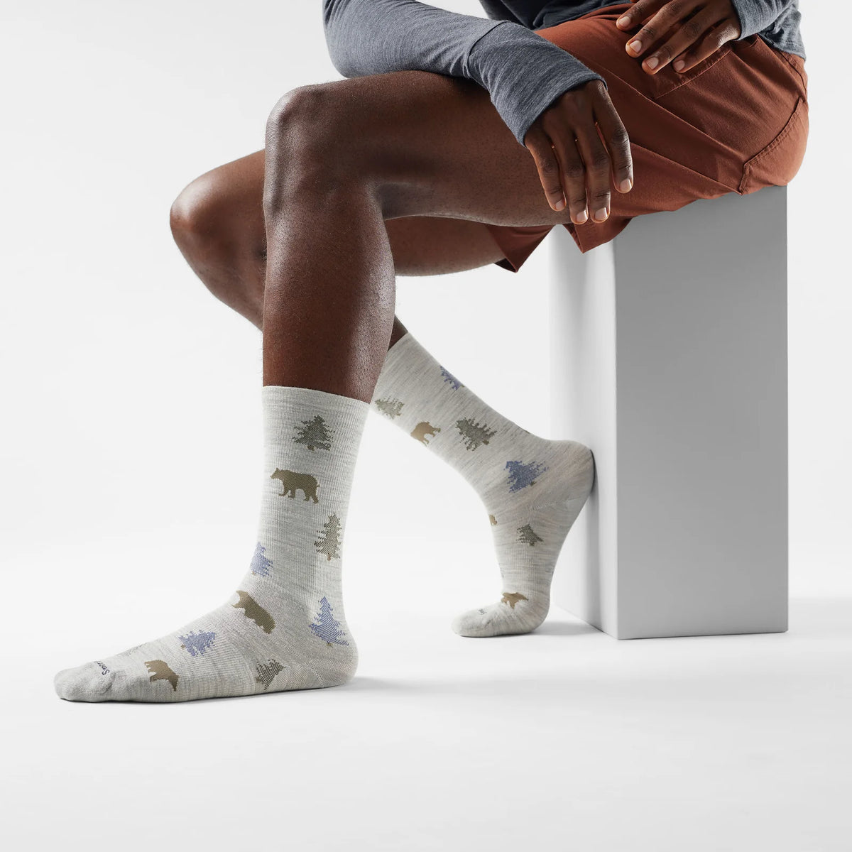 Smartwool Men's Everyday Through The Trees Crew Socks