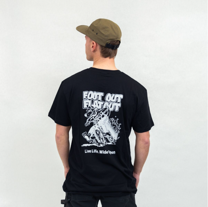 Wide Open Foot Out Flat Out T-Shirt