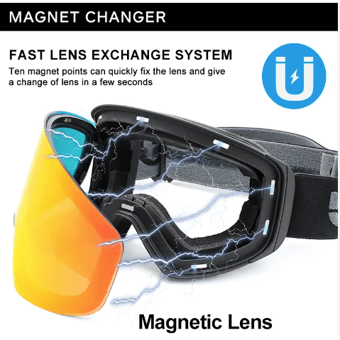 Black Peak Remarkable Snow Goggle Magnetic Clear Lens