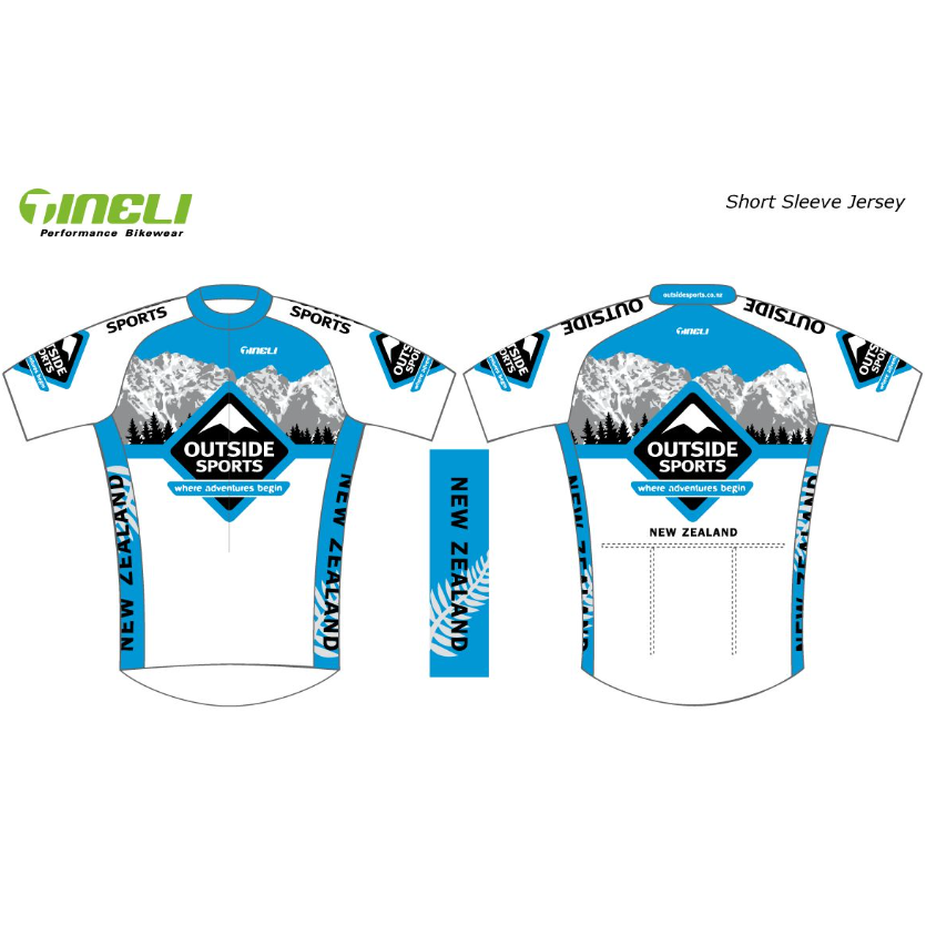 Outside Sports Tineli Men's Short Sleeve Bike Jersey