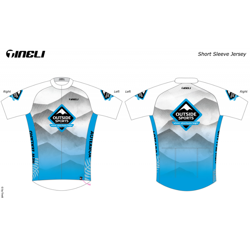 Outside Sports Tineli Men's Short Sleeve Bike Jersey