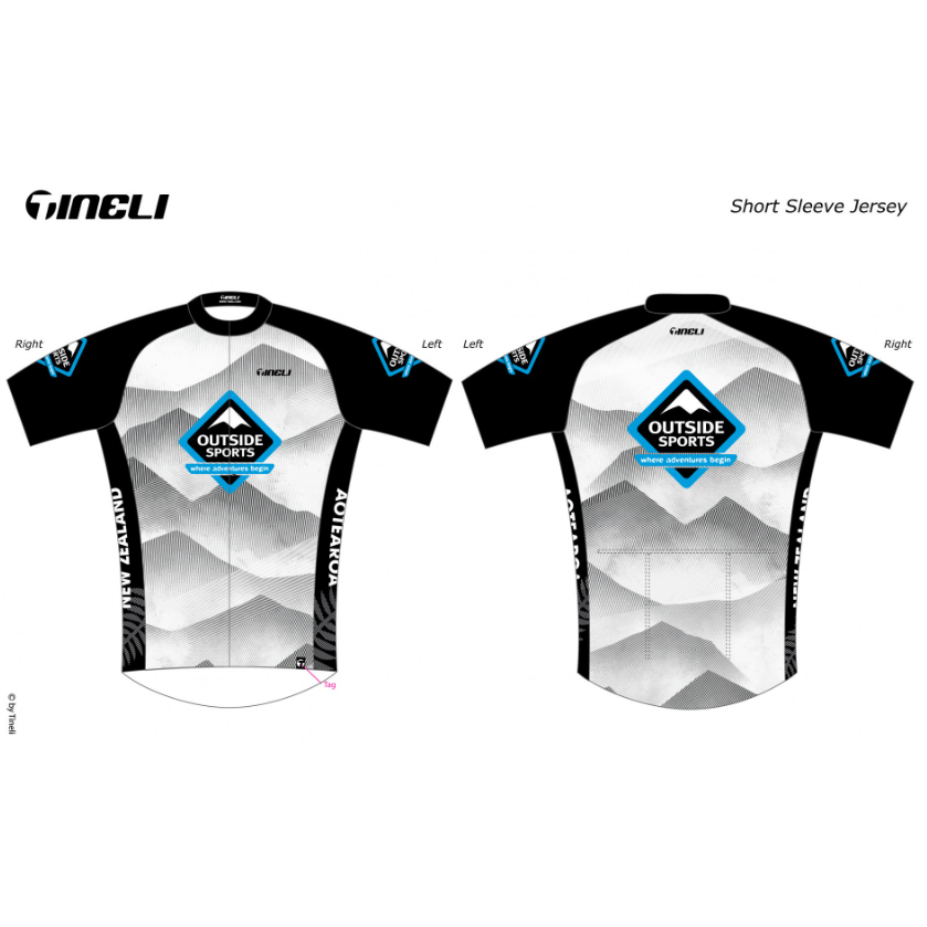 Outside Sports Tineli Men's Short Sleeve Bike Jersey