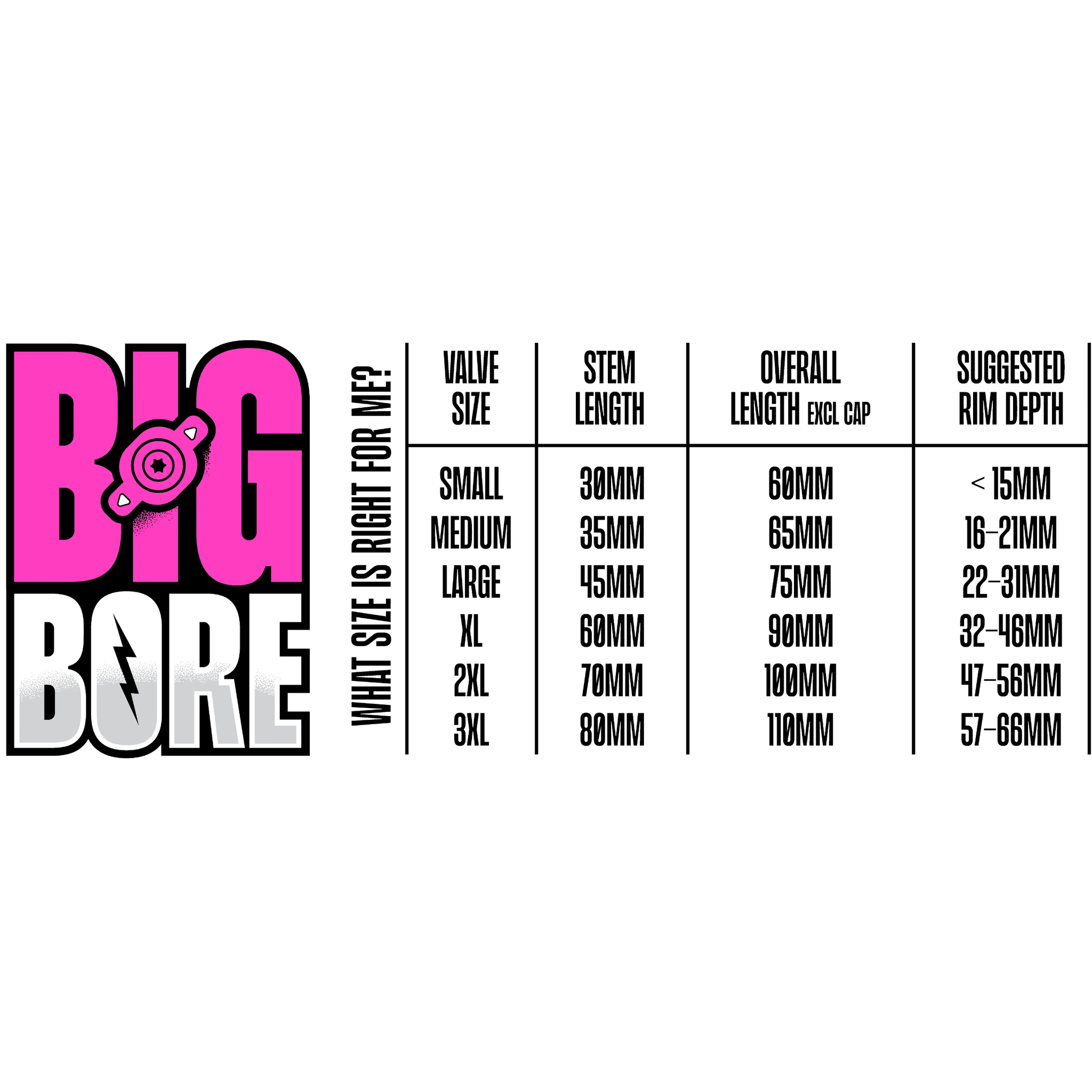 Muc Off Tubeless Valves Big Bore - Lite
