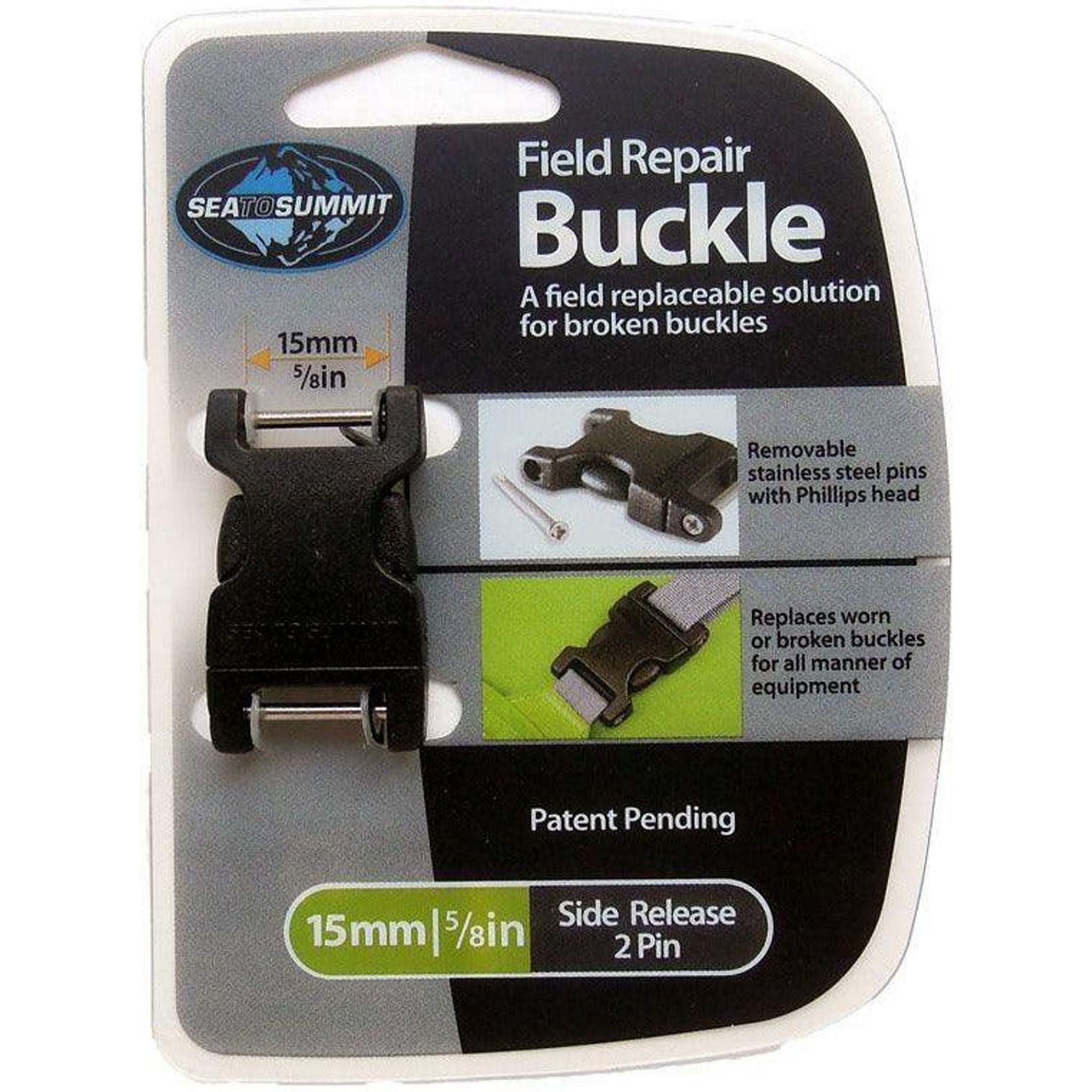 Sea To Summit Buckle 15mm Side Release 2 Pin Outside Sports