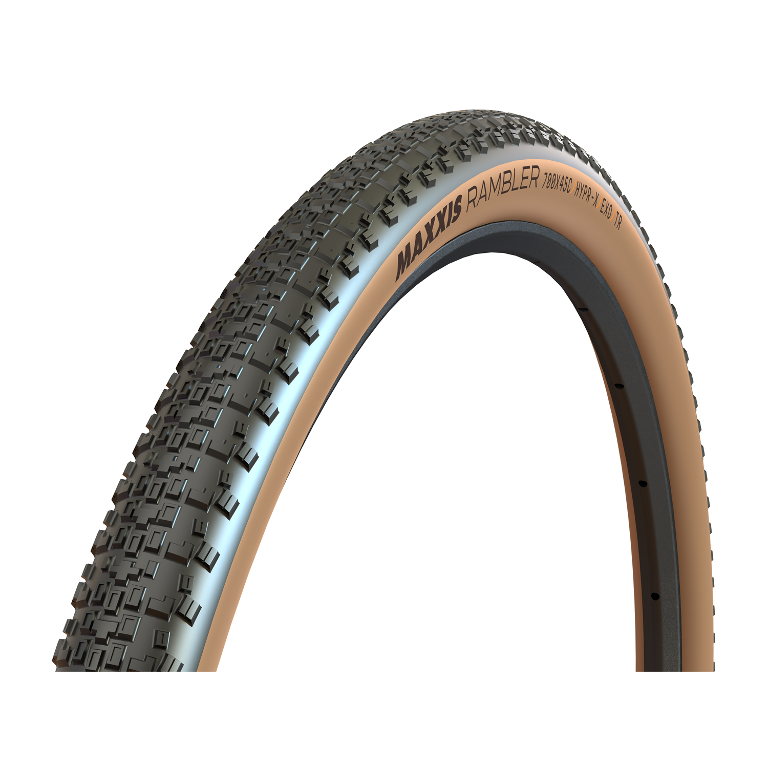 Maxxis 700x45 Rambler HYPR X/EXO/TR Tanwall 120TPI Foldable
