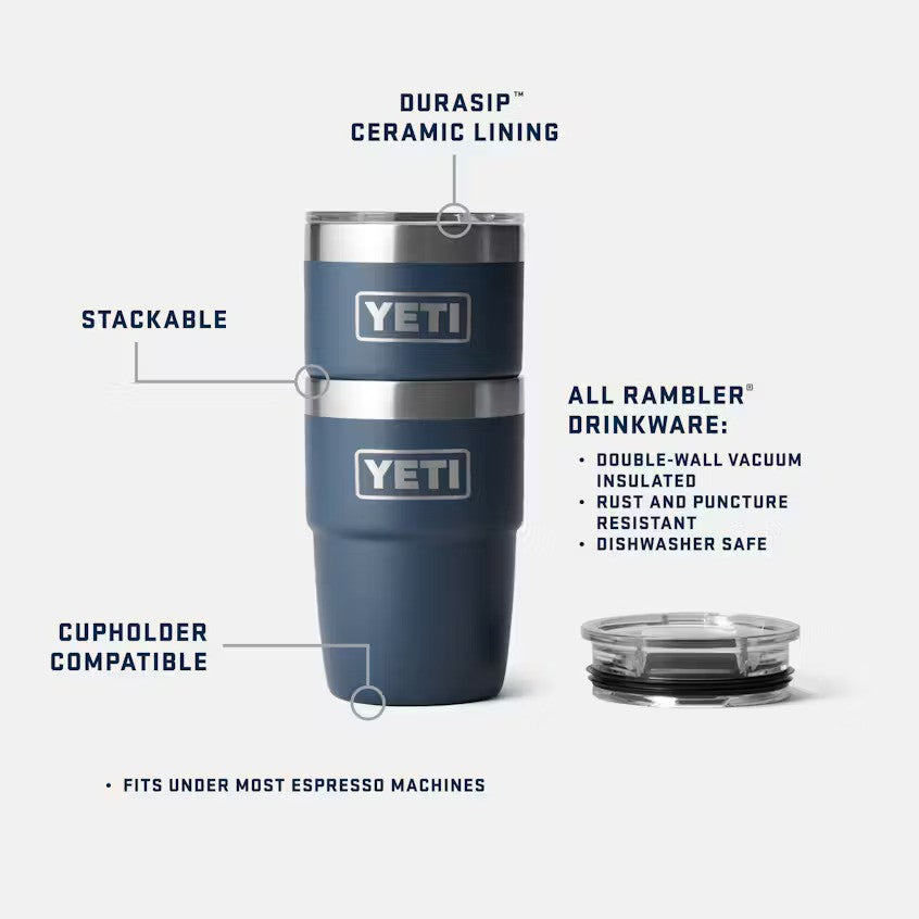 Yeti Rambler 8oz Ceramic Lined MagSlider Stackable Cup