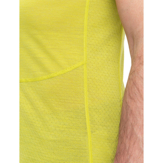 Icebreaker Men's 125 ZoneKnit Merino Blend Short Sleeve Crewe Thermal Top