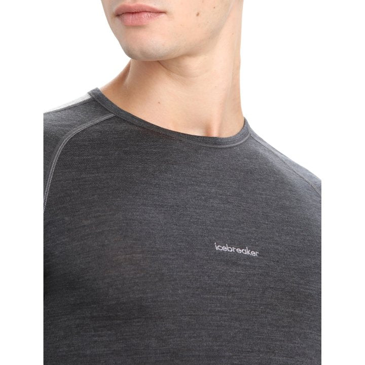 Icebreaker Men's 125 ZoneKnit Merino Blend Short Sleeve Crewe Thermal Top