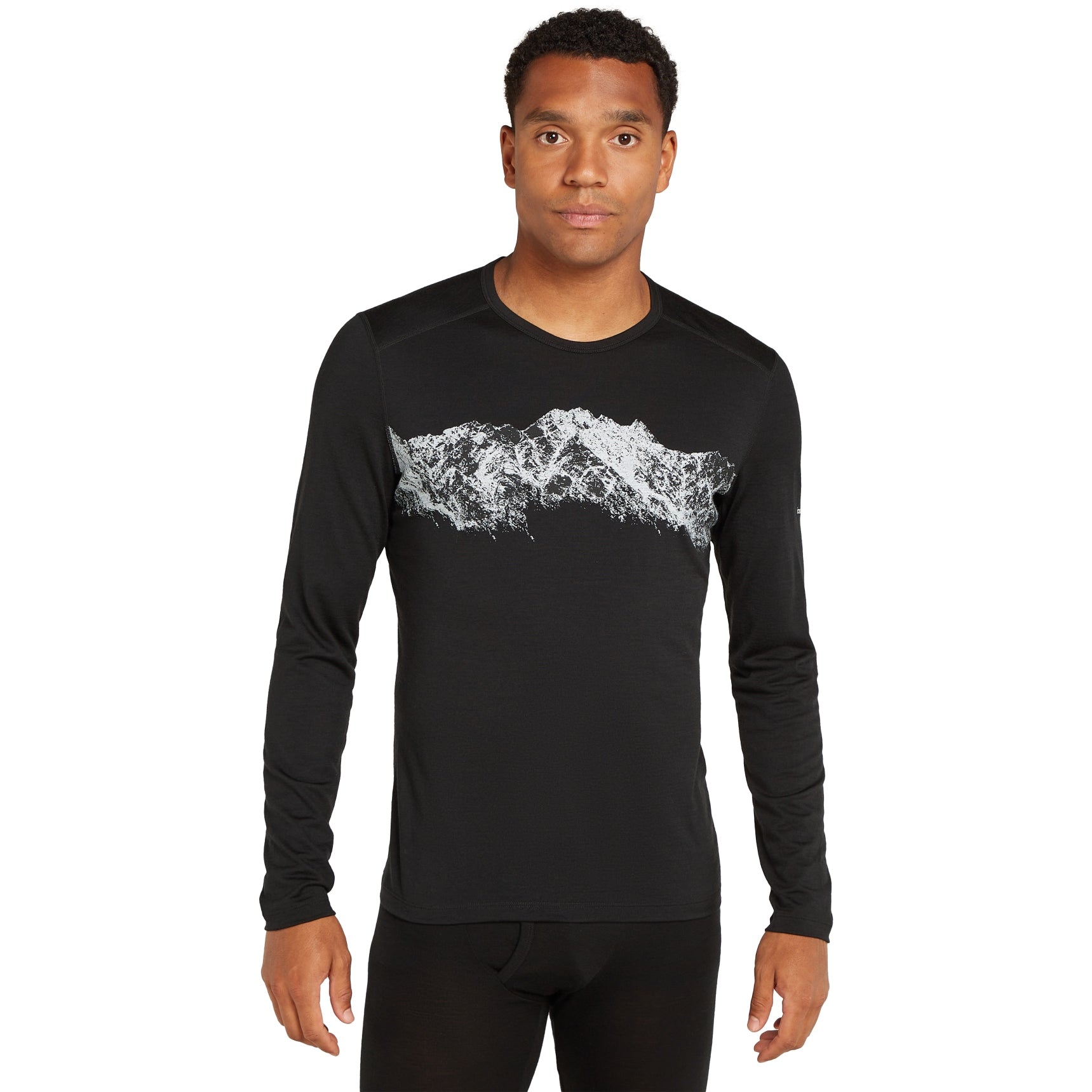 Icebreaker Men's Merino 200 Oasis Long Sleeve Crewe Thermal Top Remarkables