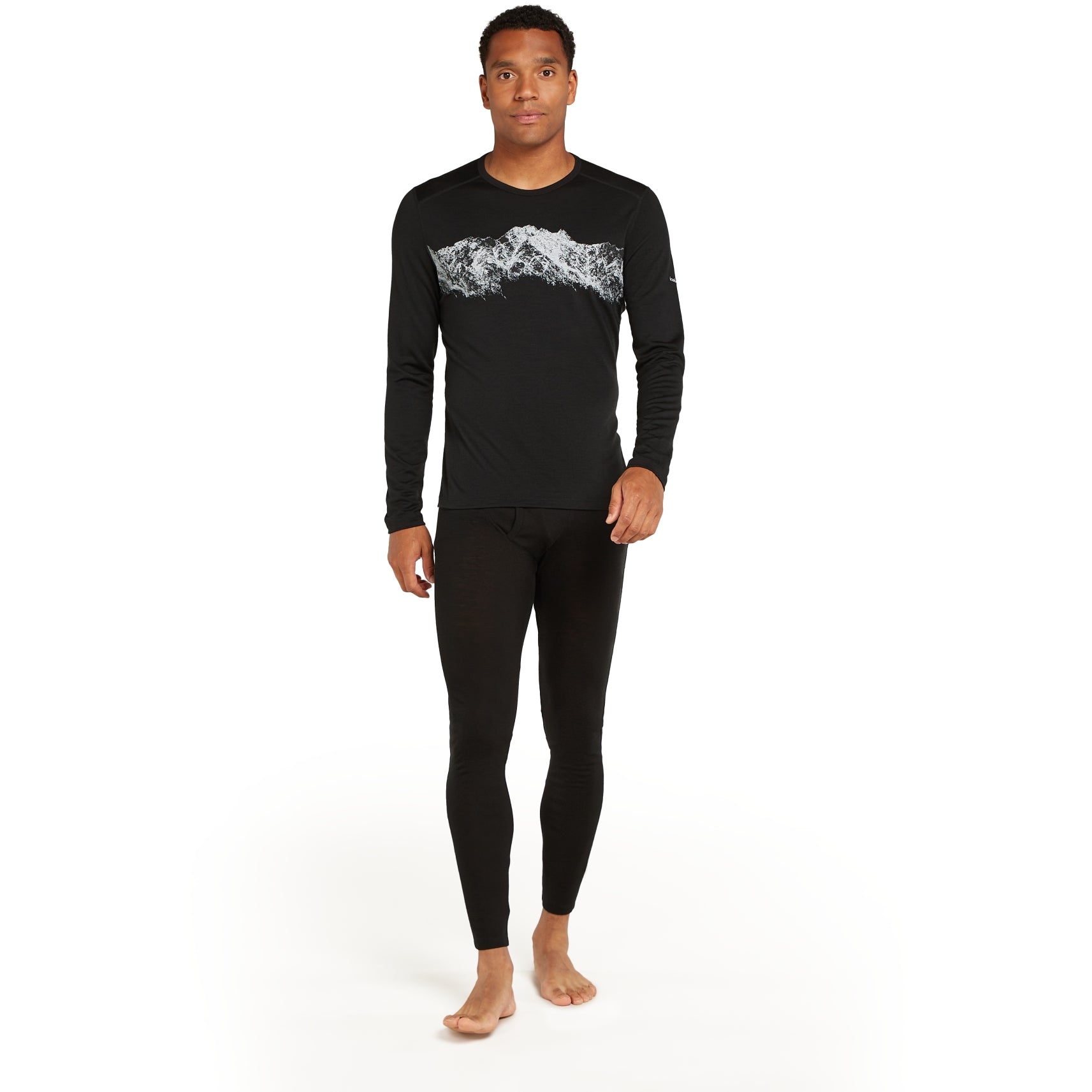 Icebreaker Men's Merino 200 Oasis Long Sleeve Crewe Thermal Top Remarkables