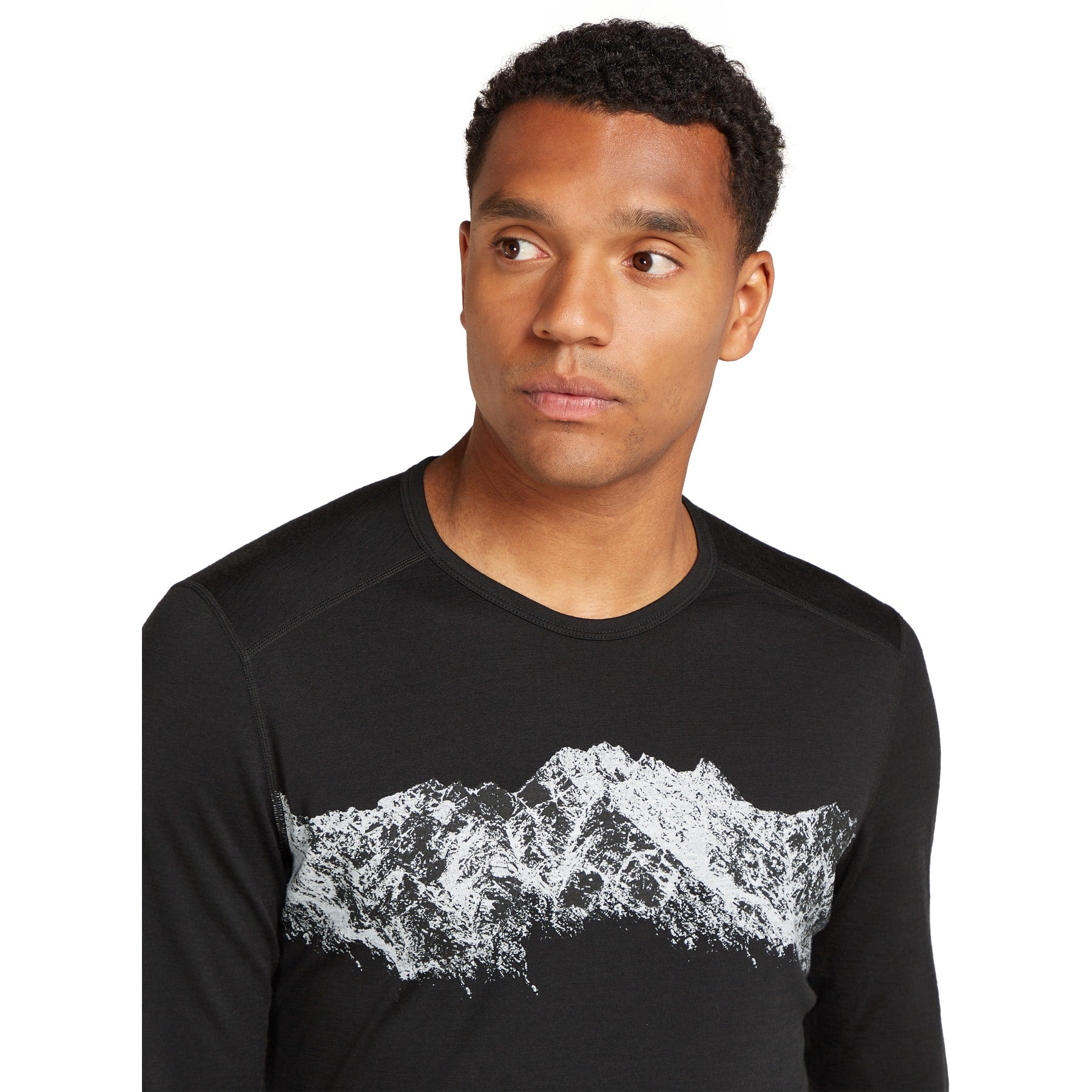 Icebreaker Men's Merino 200 Oasis Long Sleeve Crewe Thermal Top Remarkables