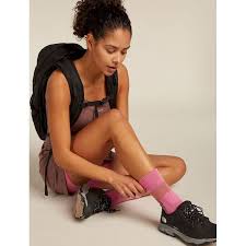 Icebreaker Women's Merino Hike+ Medium Crew Across the Peaks Socks