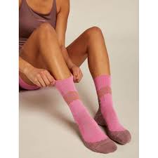 Icebreaker Women's Merino Hike+ Medium Crew Across the Peaks Socks