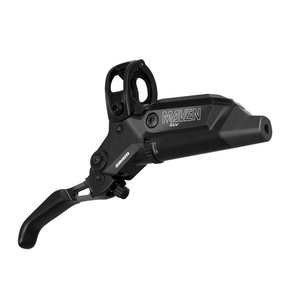 SRAM Disc Brake Maven Silver - Aluminum Lever, Stainless Hardware, Reach / Contact Adjuster, Swing Link, Black Front 950mm Hose (Includes MMX Clamp, 20P-2 Bracket) B1