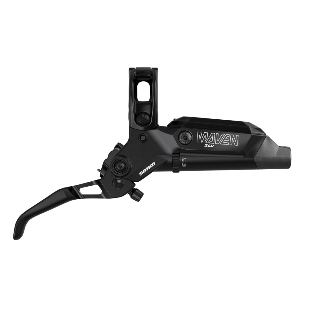 SRAM Disc Brake Maven Silver - Aluminum Lever, Stainless Hardware, Reach / Contact Adjuster, Swing Link, Black Front 950mm Hose (Includes MMX Clamp, 20P-2 Bracket) B1