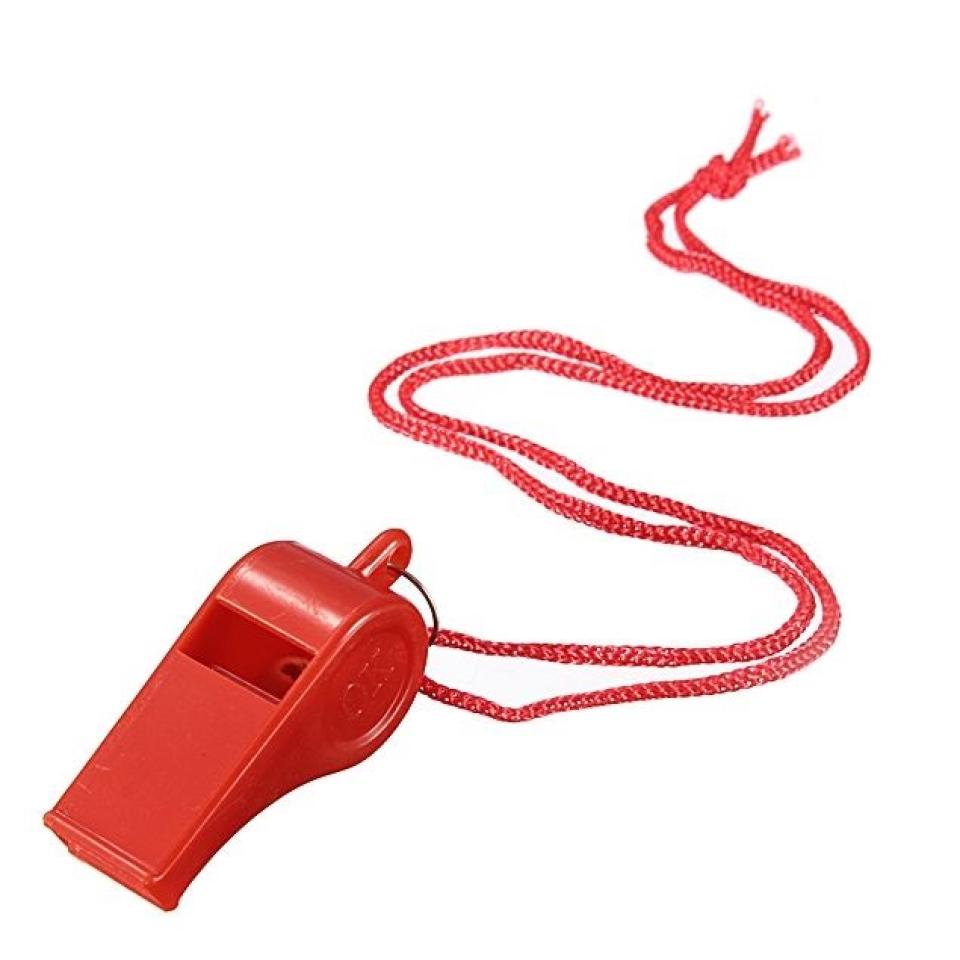 Plastic Whistle & String