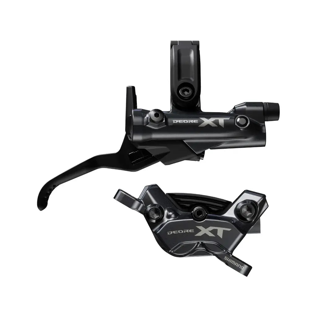 Shimano Deore XT BR-M8220 Right Front Disc Brake Kit 1000mm 4 Piston *Low Viscosity Oil Only*