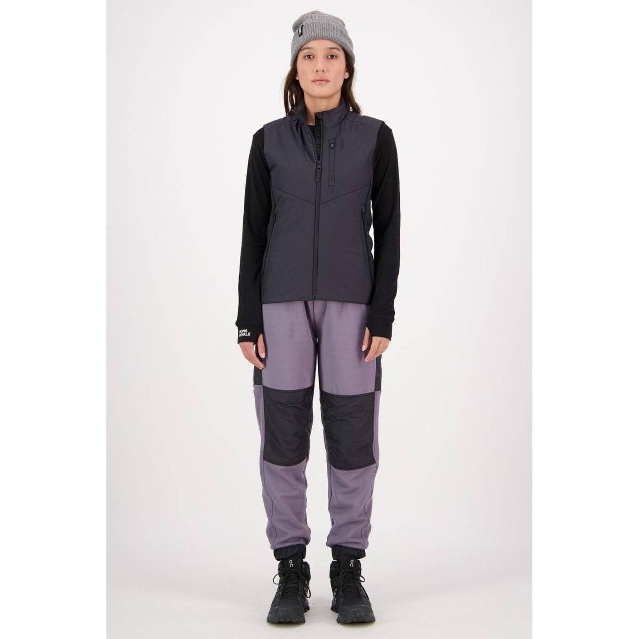 Mons Royale Womens Arete Wool Insulation Vest Outside Sports