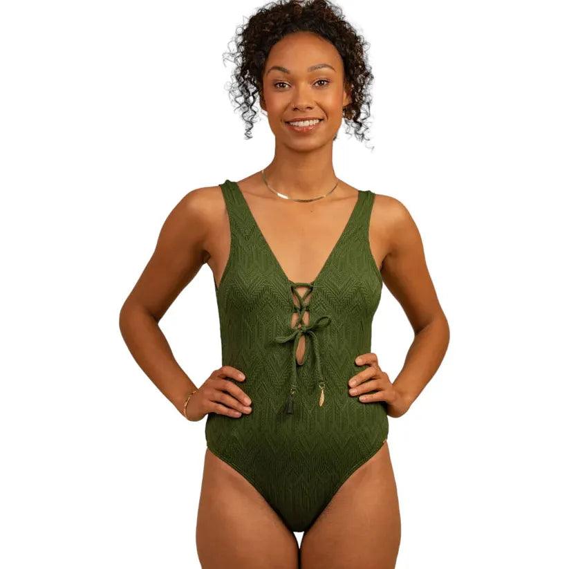 Piha Swimwear Gelato Lacing Swimsuit
