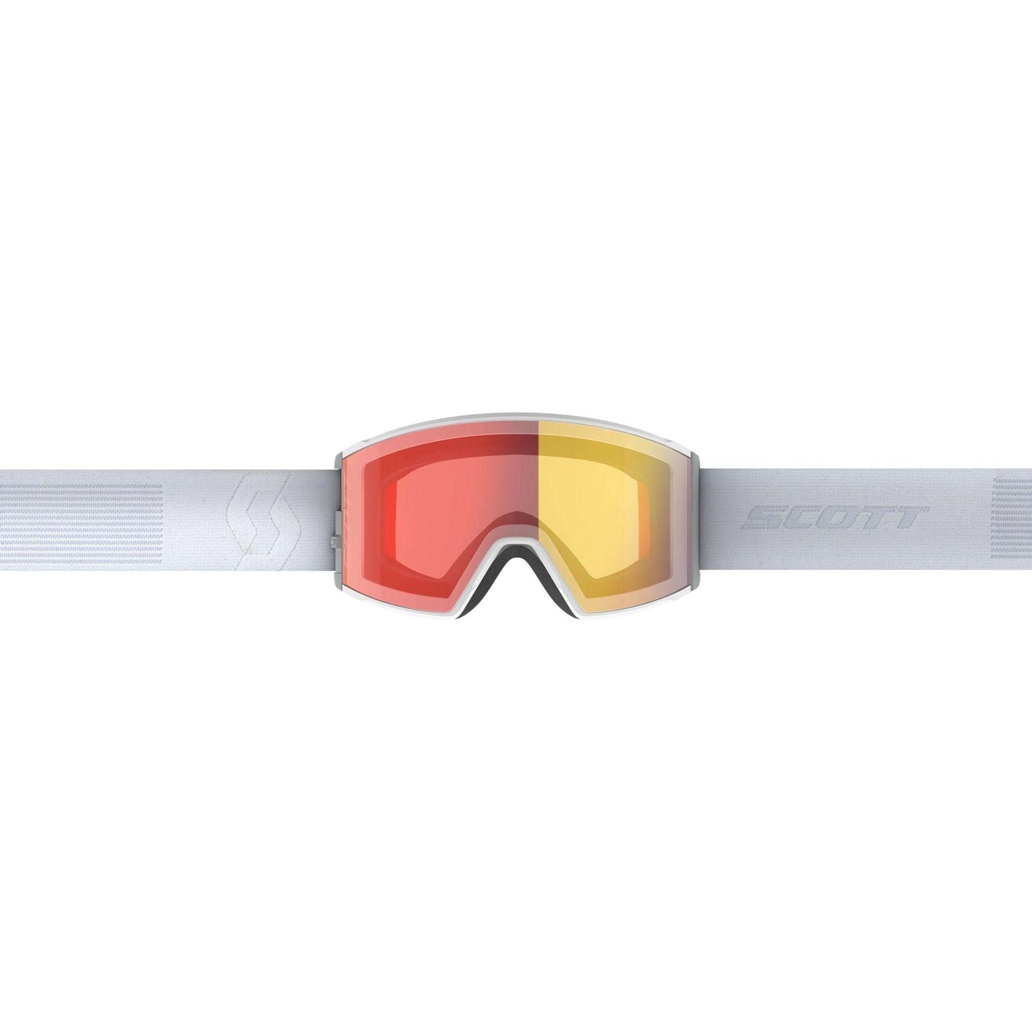 Scott React LS mineral white light sensitive red chrome <span style="background-color:rgb(246,247,248);color:rgb(28,30,33);"> Goggles </span>