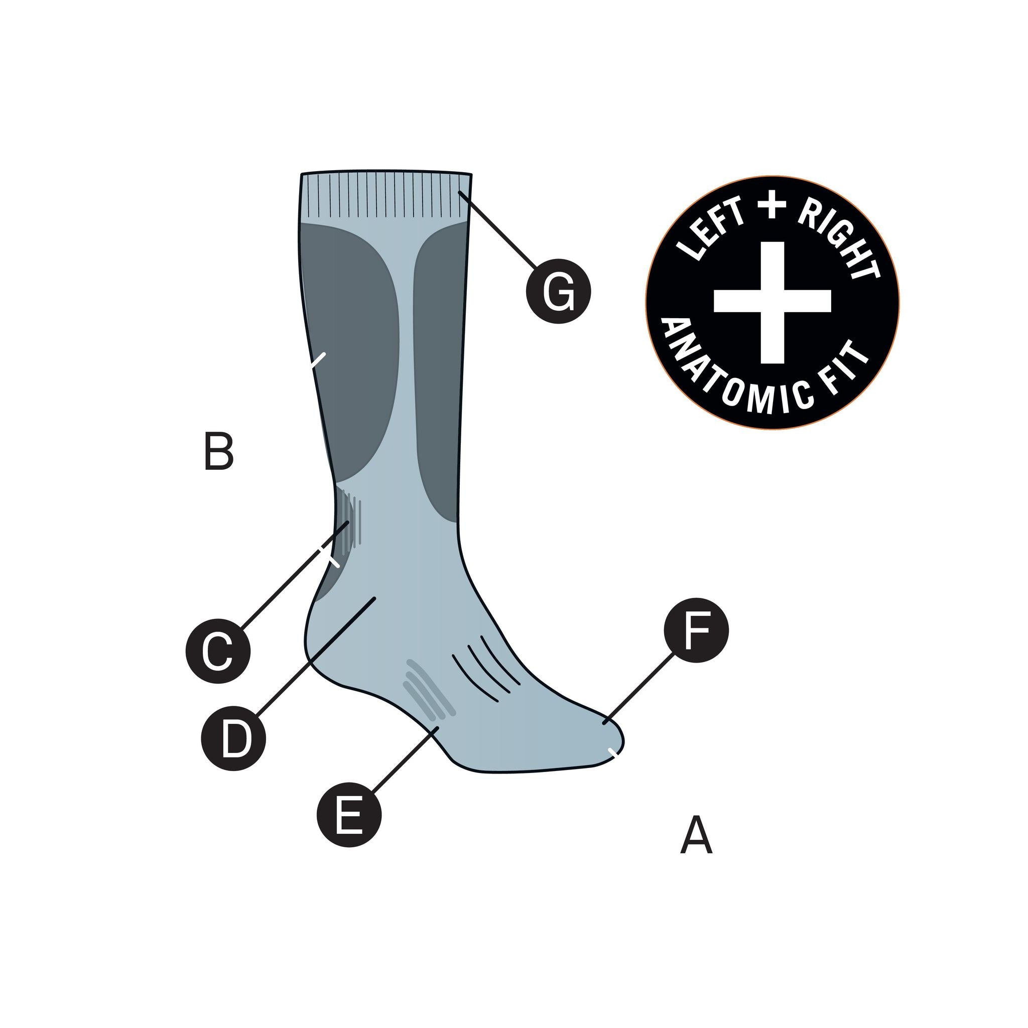 Icebreaker Women's Ski+ Ultralight Over the Calf Socks