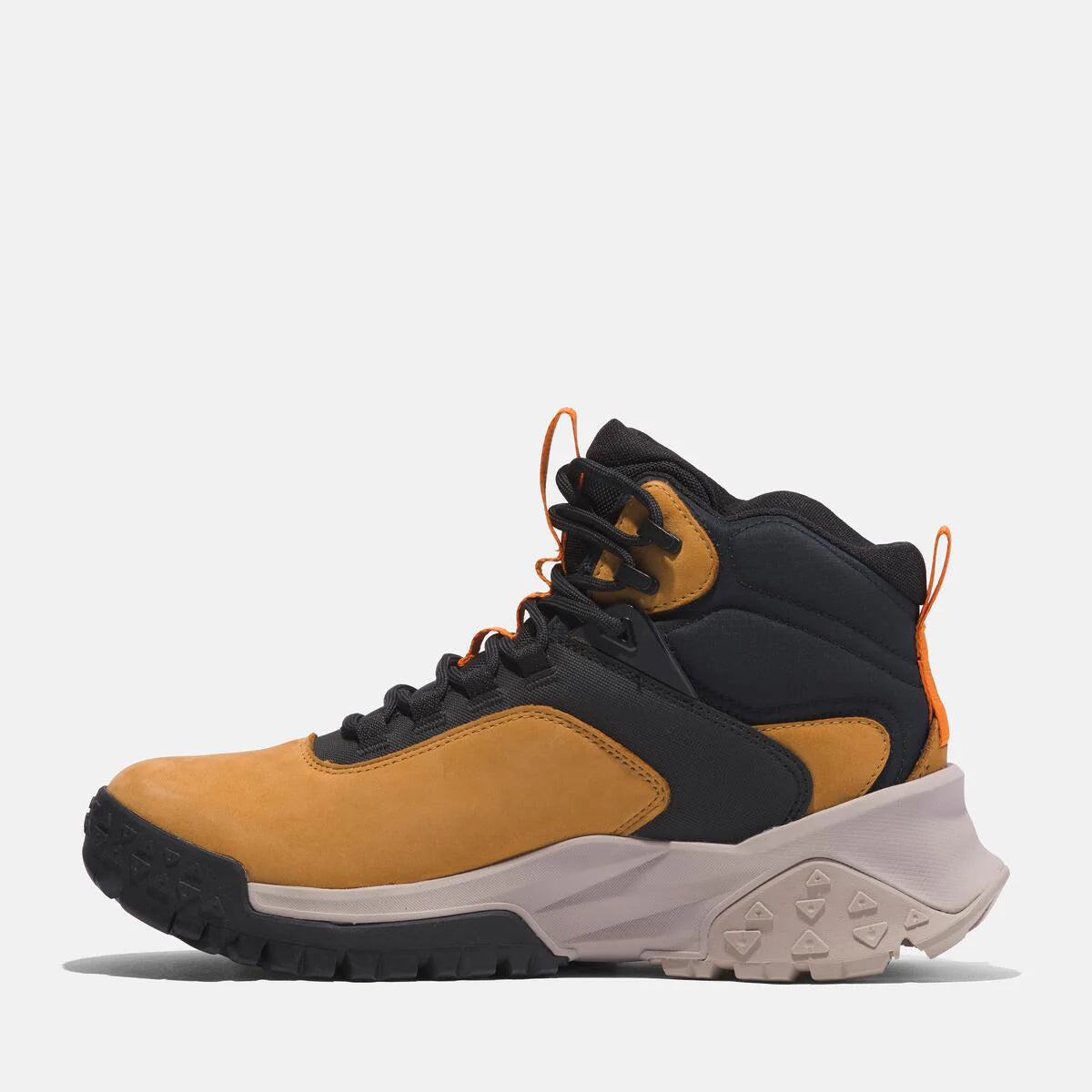 Timberland Men's Motion Scramble Waterproof Hiker Mid Wheat Nubuck