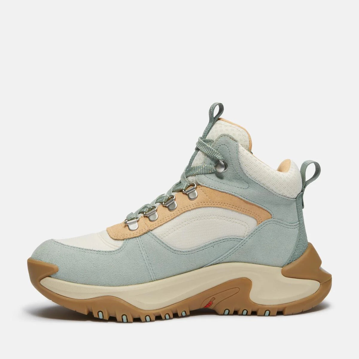 Timberland Women's Motion Maddsen Waterproof Mid Light Green Suede