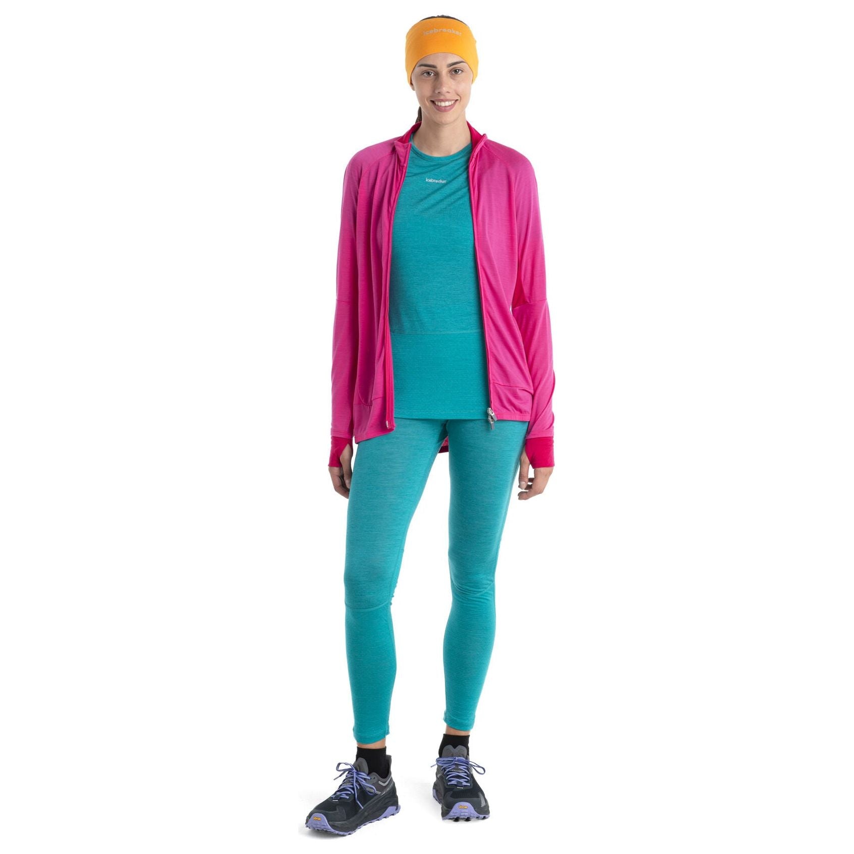 Icebreaker Women's 125 ZoneKnit Short Sleeve Crewe