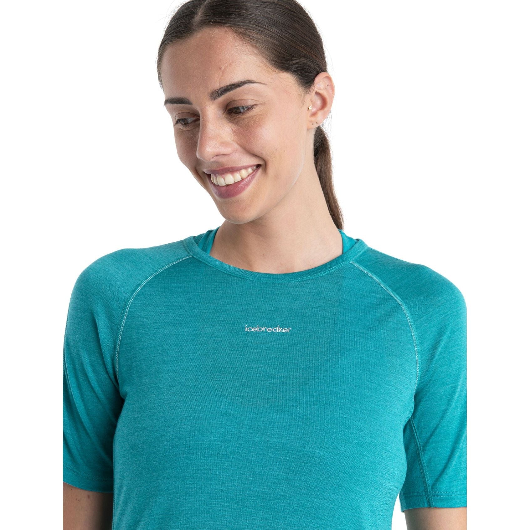 Icebreaker Women's 125 ZoneKnit Short Sleeve Crewe